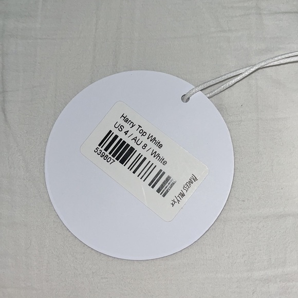 Princess Polly Harry Top White - Picture 4 of 4